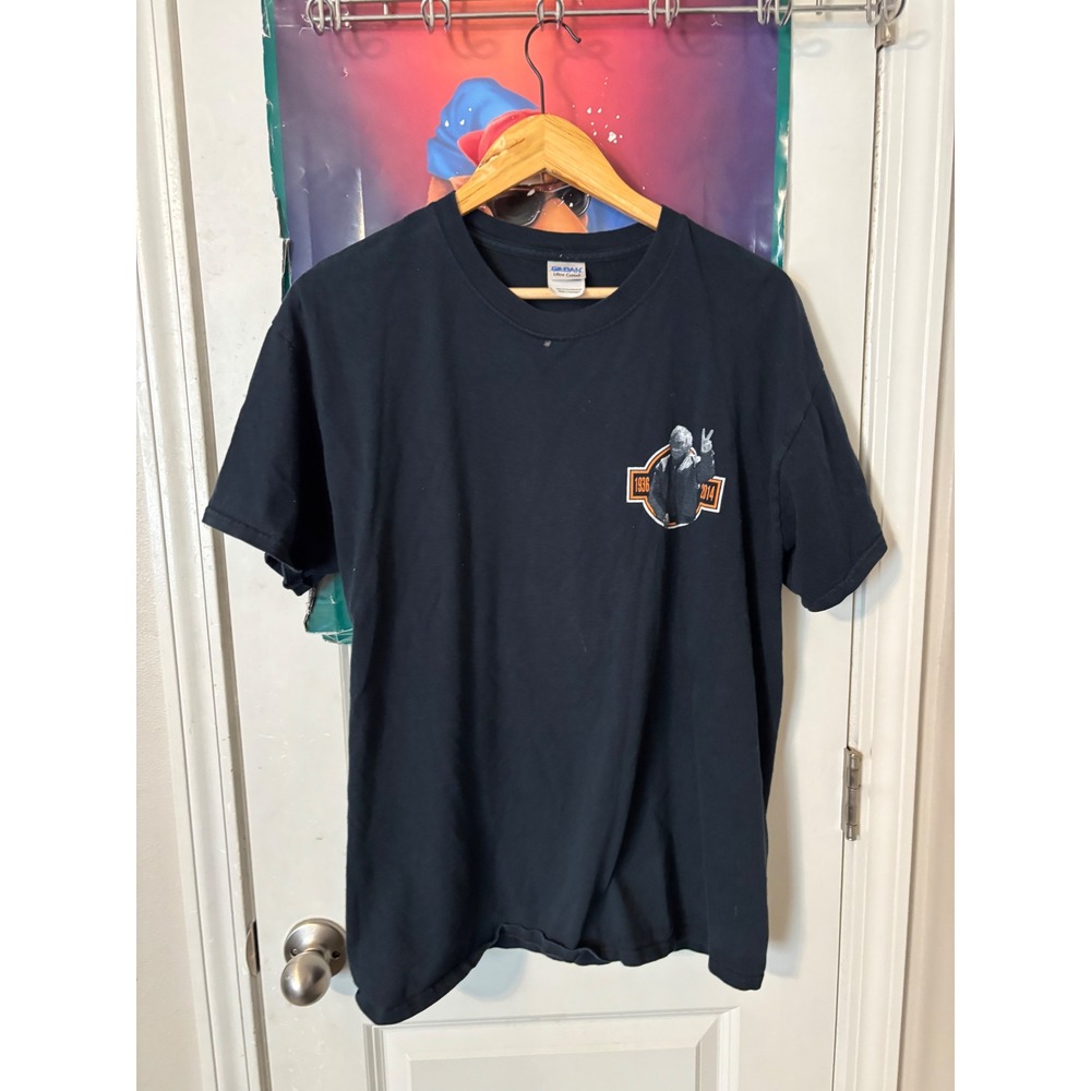 Tilley Harley-Davidson Don Tilley Memorial T-Shirt Mens Large Black Biker Tee